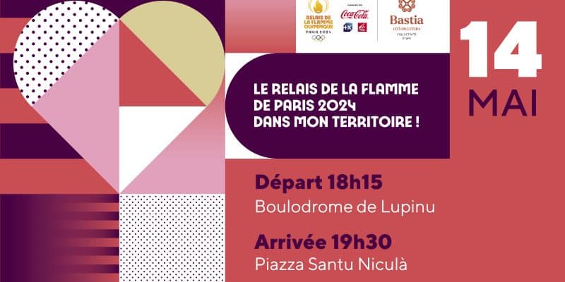 La Flamme Olympique éclaire les rues de Bastia le 14 mai !  