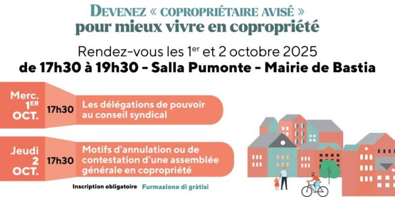 POPAC : De nouvelles formations pour mieux vivre en copropriété
