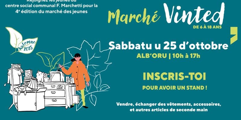« Marché Vinted », quatrième édition organisée par les jeunes du Centre Social François Marchetti