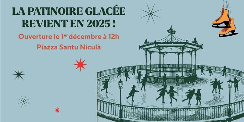La patinoire de glace revient à Bastia !